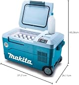 Makita CW001GZ 40V Max XGT 18V LXT Cooler Warmer Box 20L IPX4 Battery Charger view 4