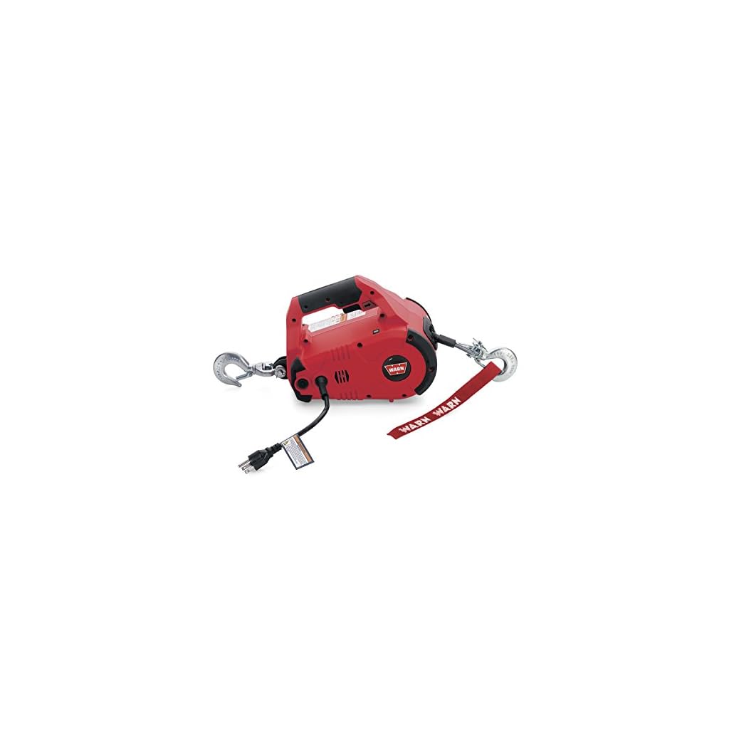 WARN 885000 PullzAll Corded 120V AC Portable Electric Winch with Steel