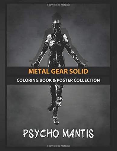 Coloring Book & Poster Collection: Metal Gear Solid Character Artwork Inspired Gaming