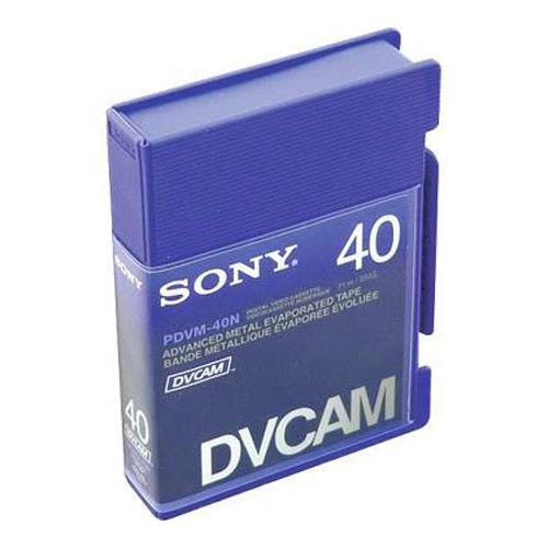 Sony PDVM-40N Mini DVCAM Metal Evaporated Component Digital Video Tapes Without IC Memory Chip - Master Grade Certified
