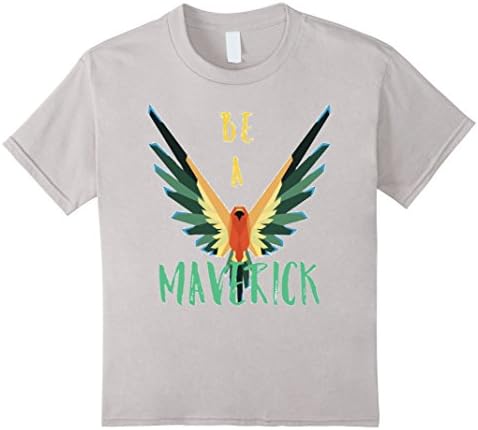 Kids Be A Maverick T-Shirt - Be a maverick t-shirt funny 10 Silver