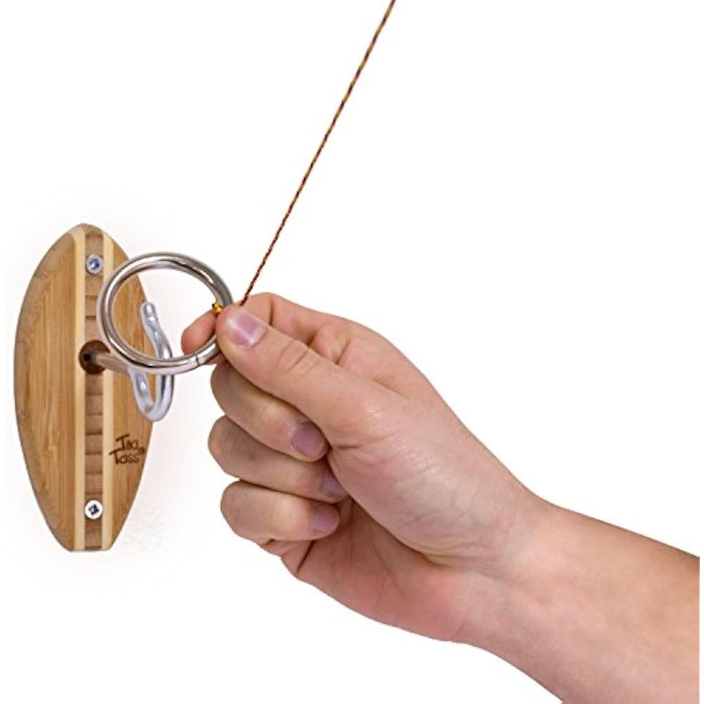 Tiki Toss Hook Ring Game Short Board Edition 100 Bamboo Party Indoor