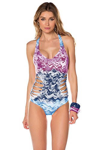 Becca by Rebecca Virtue Women's Cosmic One Piece Monokini Swimsuit