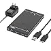 Unitek Hard Drive Enclosure, USB 3.0 to 2.5 Inch SATA Tool Free External Hard Drive Disk HDD Enclosure Case [Support USAP], with BC 1.2 Charging USB Port, Housing for 9.5mm 7mm 2.5'' SATA III HDD SSD