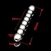 Raycity Stainless Steel Urethral Sound Dilator Catheter Penis Plug Tube Stretching Beads Through-Hole for Beginner Men