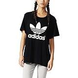 adidas Originals Women's Boyfriend Trefoil Tee, X-Small, Black