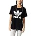 adidas Originals Women's Boyfriend Trefoil Tee, X-Small, Black
