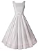Anni Coco Women's Classy Audrey Hepburn 1950s Floral Lace Vintage Swing Dress