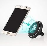Fast Magnetic Wireless Car Charger Mount and Holder/Qi Enabled/Air-Vent Accessible for Iphone XS Max/XS/XR/X/8/8 Plus, Samsung Galaxy S8/S7/S7 Edge/Note 8