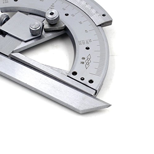 Universal Bevel Protractor 320 degree Angular Dial Stainless steel
