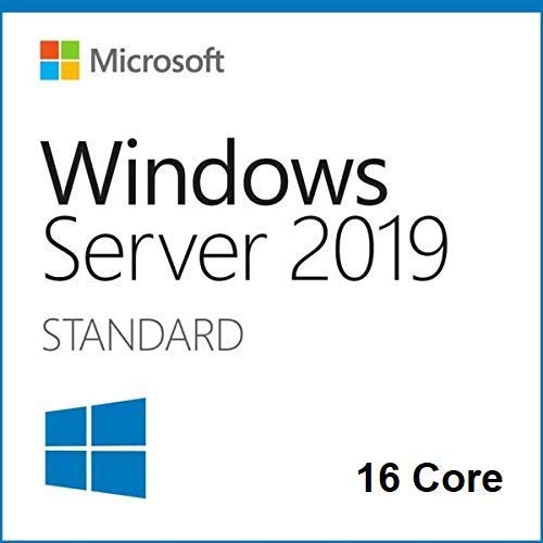 Windows Server 2019 Standard OEM English DVD 64 Bit | 16 Core Base License| Windows 10 Server