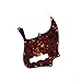 Musiclily 10 Hole J Bass Pickguard JB Bass Pick Guard Scratch Plate for 4 String Fender American/Mexican Standard Modern Style Jazz Bass, 4Ply Tortoise Shell