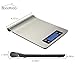 HoooWooo SCALE001 Digital Kitchen, Multifunction Food Scale-Tare Weighing, Units Switching,Timer Function, Countdown Alarm, Temperature Display (CR2032 Battery)