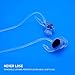 ADV. Eartune Aqua U Ear Plugs for Swimming – Waterproof Silicone Swimmers Ear Plugs for Adults, Men & Women, Universal Fit with Lanyard, Blocks Water but Lets Sound in, Ideal for Pool and Surfing
