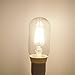 Bogao E26 6W Dimmable Edison Style Antique LED Filament Tubular Light Bulb, 4000K Neutral White 600LM, E26 Medium Base Lamp, T14(T45) Tubular Shape, 65W Incandescent Equivalent, ( 4 Pack 4000K )