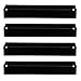 Hongso Grill Heat Plates for Brinkmann 810-3660-S, 810-2511-S, 810-2512-S, 810-8411-5, Pro Series 8300, Heat Shield for Uniflame, Backyard Grill, 15 3/8 inch Porcelain Steel Flame Tamer 4-Pack