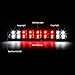 Toyota Tundra 2nd Gen High Mount Dual Row LED Rear 3rd Brake / Cargo Light (Black Housing Clear Lens)