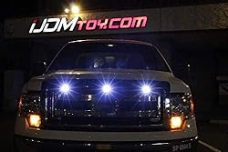 iJDMTOY 3pc Set Custom Retrofit Xenon White Front