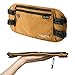 MUCO Travel Money Belt Hidden Passport Holder RFID Blocking Travel Wallet Belt Men and Women