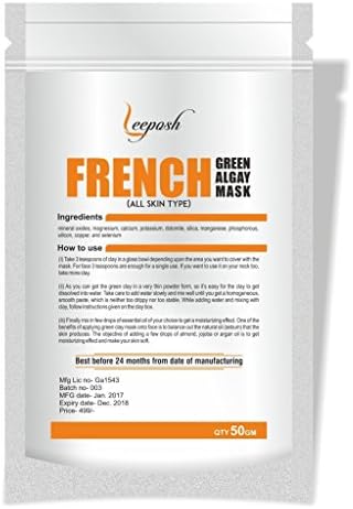 Cosderma Facepack algae peel off Mask After peel Face pack After peeling treatment use this pack for Glowing Lifting results(Pack of 6) (506=300g)