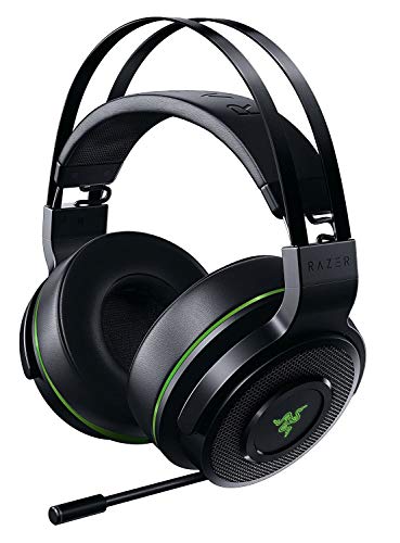 Razer Thresher Casque Gamer Sans Fil Pour Xbox One (Casque Gamer Sans Fil Ultra Rapide Sans Soucis & Micro Articulé Rétractable, Pour Xbox One)
