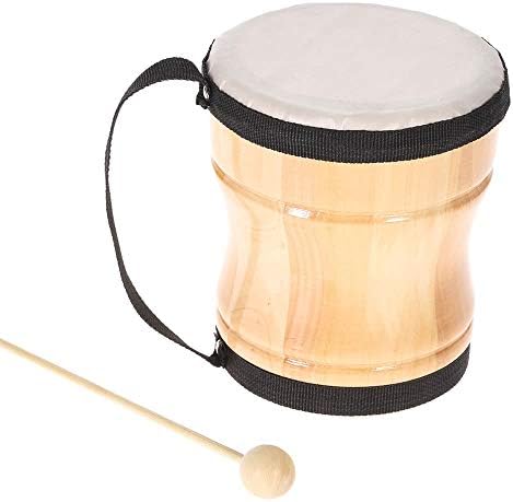 Electronic drum Wood Hand Bongo Drum Musical Percussion Instrument With Stick Strap For Kids Children Party Club Carnival Pratice