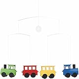 Flensted Mobiles Loco Hanging Nursery Mobile - 16 Inches Plastic