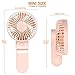 TriPole Mini Handheld Fan USB Portable Fans Rechargeable Battery Operated Foldable Desk Fan 3 Speed Hanging Personal Fan for Home Office Indoor Use Outdoor Travel
