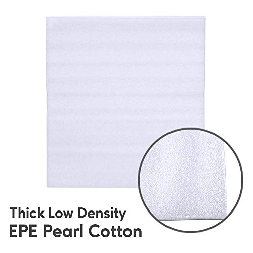 75 Pack Cushion Foam Pouches, 3 Sizes Moving Wrap Foam Packing Sheets to Protect Mug Cup Glasses