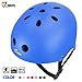 JBM Skateboard Helmet CPSC ASTM Certified Impact resistance Ventilation for Multi-sports Cycling Skateboarding Scooter Roller Skate Inline Skating Rollerblading Longboard