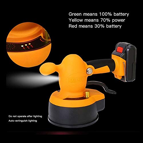 YangXu 21V Portable Vibrator for Floor Gypsum Machine for Laying Tiles Lithium Battery Automatic Vibrating Leveling Tool Tile Installer