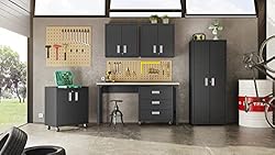 Manhattan Comfort Fortress Storage Units, Charcoal