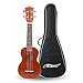 Makanu Soprano Ukulele Mahogany Hawaiian Ukulele Kids Guitar for Professional - Matte Finish