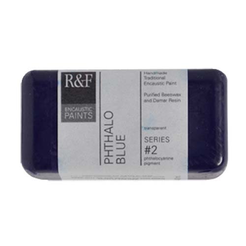 R&F Encaustic 40ml Paint, Phthalo Blue