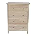 International Concepts Dresser with 4 Drawers, Unfinished