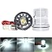 SRXTZM Round Shape Splashproof 360&deg; White LED 12V Marine Boat Yacht Navigation Anchor Existing Anchor Vessel Lights primary