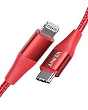 Anker iPhone 11 Charger, USB C to Lightning Cable [3ft Apple Mfi Certified] Powerline+ II Nylon Braided Cable for iPhone 11/11 Pro/11 Pro Max/X/XS/XR/XS Max/8/8 Plus, Supports Power Delivery