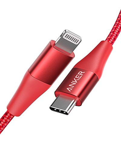 Anker iPhone 11 Charger, USB C to Lightning Cable [3ft Apple Mfi Certified] Powerline+ II Nylon Braided Cable for iPhone 11/11 Pro/11 Pro Max/X/XS/XR/XS Max/8/8 Plus, Supports Power Delivery