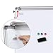 Yaheetech Easel White Boards Magnetic Tripod Whiteboard Portable Dry Erase Board 36x24 inches Flipchart Easel Board Height Adjustable, Stand White Board with Flipchart Hook for Office or Teaching