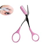 Dealglad New Precision Eyebrow Hair Trimmer Comb Cut Scissors Shaper Remover Makeup Tool