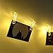 led fairy lights battery operated string lights, 40 LED 13ft Battery Powered Lights with photo clips for Bedroom Wedding Party Christmas Propose Home Decor battery Lights for Hanging Cards and Artwork