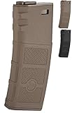 Evike G&P High RPS 130rd Polymer Mid-CAP Magazine for M4 M16 Airsoft AEG Rifles - Dark Earth - (42512)