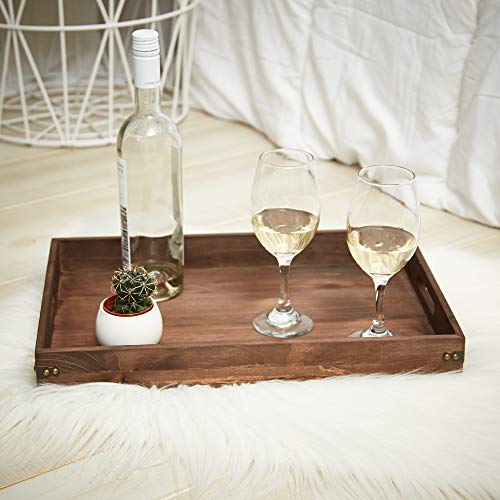 Ottoman Serving Trays for Coffee Table Large Rustic Coffee Tray for