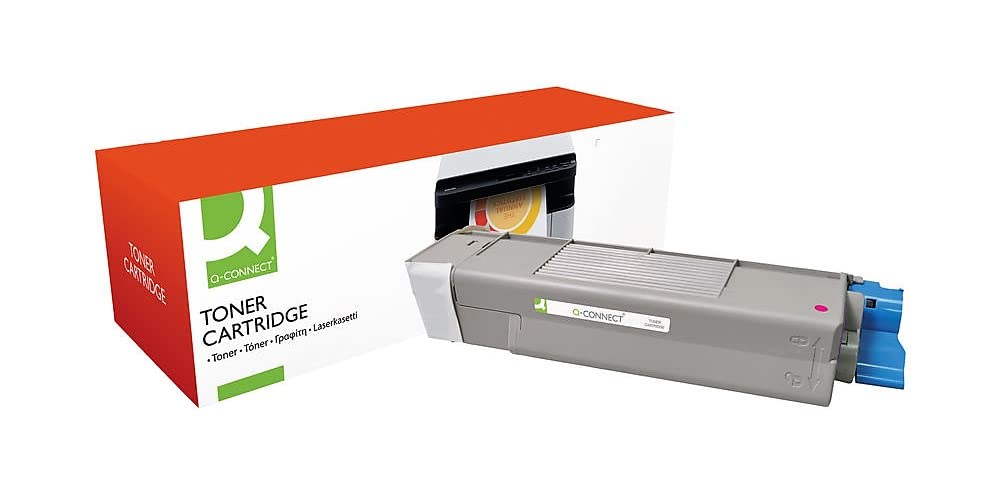 Q-Connect Remanufactured Toner for OKI 44059254 Toner High Yield, Magenta