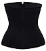 LODAY Waist Trainer, Corset Cincher Body Slimmer Shaper Tummy Control for Women (S(3-5 day delivery), BLACK(zip&hooks))