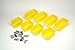 Triton Products 028 Bin Kits for Pegboard Storage, Yellow, 8-Pieces