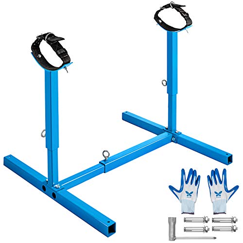 Happybuy Fully Adjustable Grooming Stand Breeding Stand H-Frame Pet Bathing Stand for Trimming Your Pet’s Nails and Giving Baths or Breeding