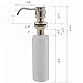 Comllen Antique Brushed Nickel Stainless Steel Countertop Kitchen Sink Soap Dispenser, Built in Hand Liquid Soap Dispenser Pump