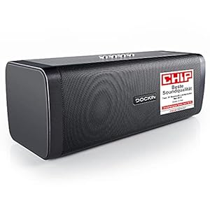 DOCKIN D FINE 50 W Hi-Fi Bluetooth-luidspreker – Goedgekeurd gebruik buitenshuis, superieur 2-weg stereogeluid tot 10…