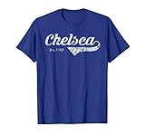 Retro Soccer Jersey Chelsea Top Blues London Distressed Gift T-Shirt